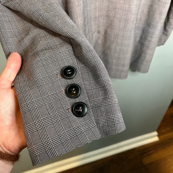 ANINE BING Madelaine Plaid Houndstooth Blazer - Picture 12 of 14